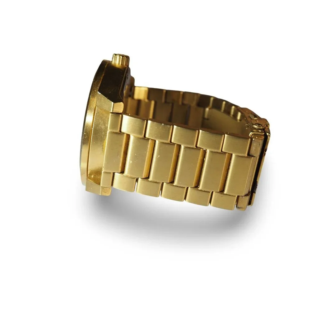 MVMT‎ Aether Gold Tone 43mm Analog Watch 28000037-D Needs Battery Replacement